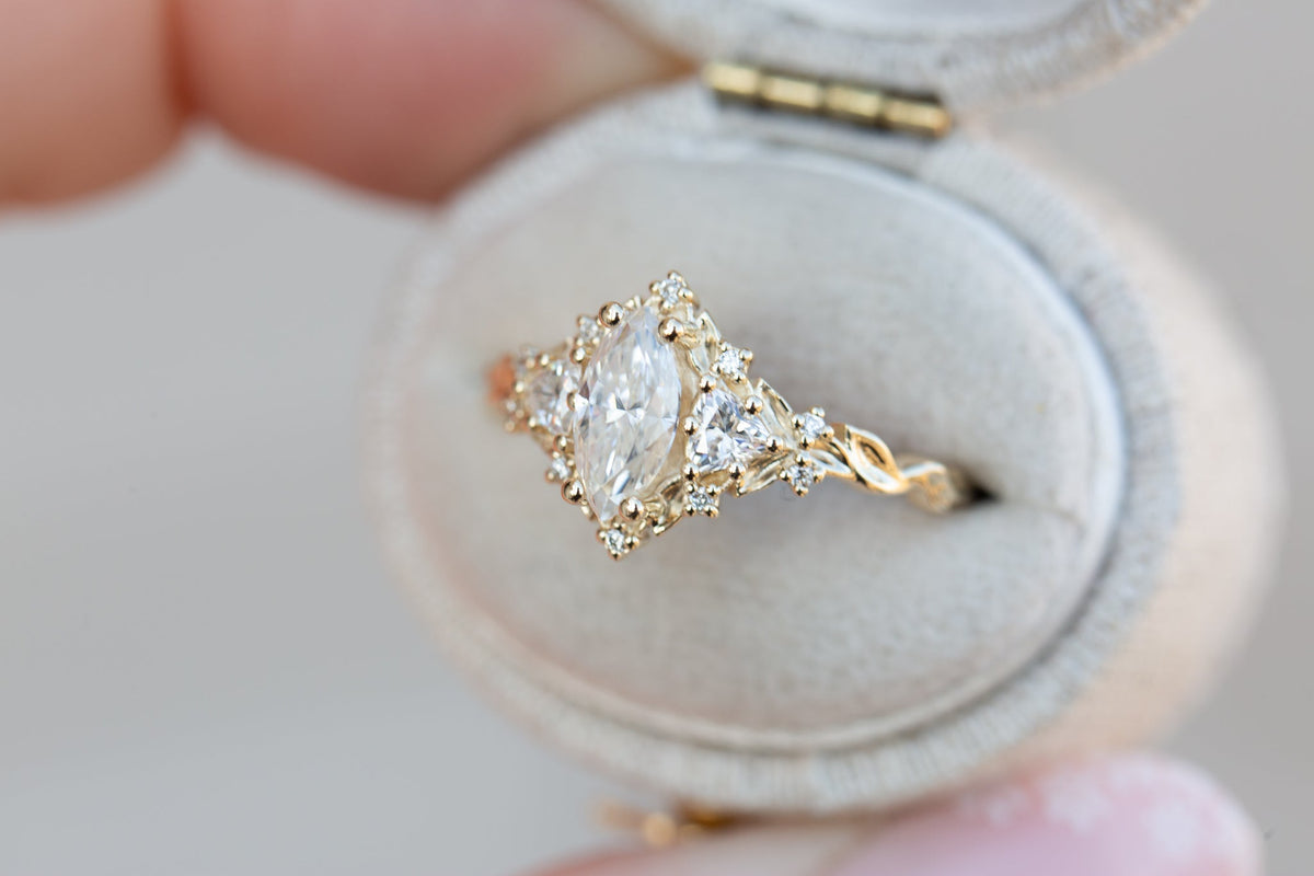 Solitaire Cathedral- 1.8 CT Cushion Lab Grown Diamond Wedding Band