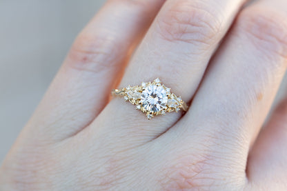 Solitaire Cathedral- 1.8 CT Cushion Lab Grown Diamond Wedding Band