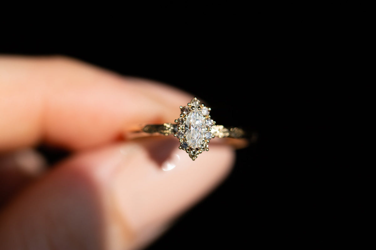 Solitaire Cathedral- 1.8 CT Cushion Lab Grown Diamond Wedding Band