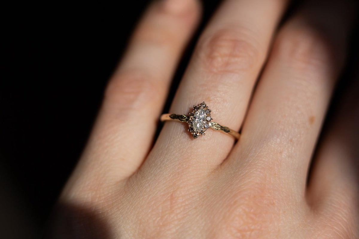 Solitaire Cathedral- 1.8 CT Cushion Lab Grown Diamond Wedding Band
