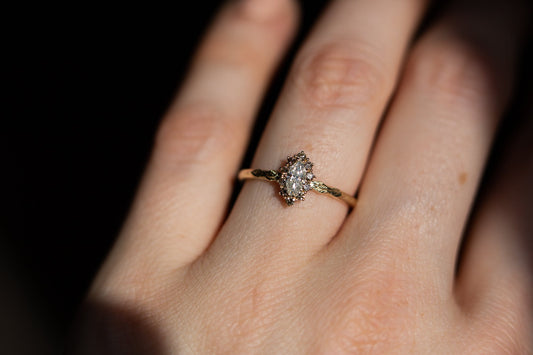 Solitaire Cathedral- 1.8 CT Cushion Lab Grown Diamond Wedding Band