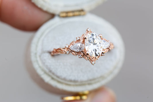 Solitaire Cathedral- 1.8 CT Cushion Lab Grown Diamond Wedding Band