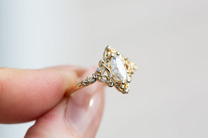 Solitaire Cathedral- 1.8 CT Cushion Lab Grown Diamond Wedding Band