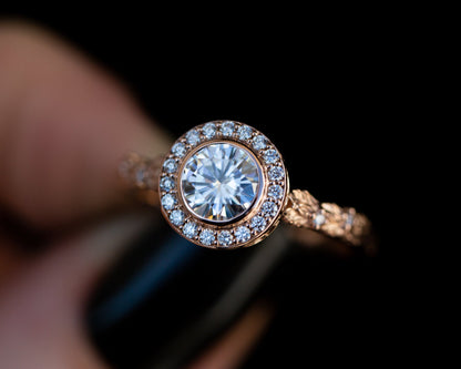 Solitaire Cathedral- 1.8 CT Cushion Lab Grown Diamond Wedding Band
