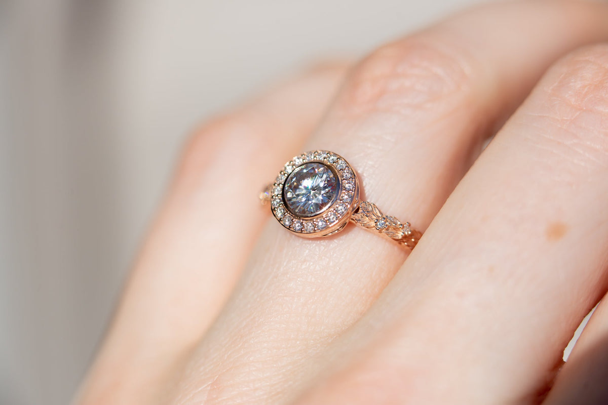 Solitaire Cathedral- 1.8 CT Cushion Lab Grown Diamond Wedding Band
