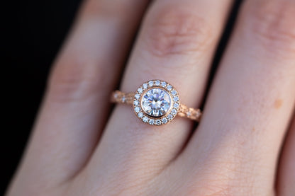 Solitaire Cathedral- 1.8 CT Cushion Lab Grown Diamond Wedding Band