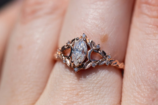 Solitaire Cathedral- 1.8 CT Cushion Lab Grown Diamond Wedding Band