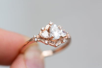 Solitaire Cathedral- 1.8 CT Cushion Lab Grown Diamond Wedding Band