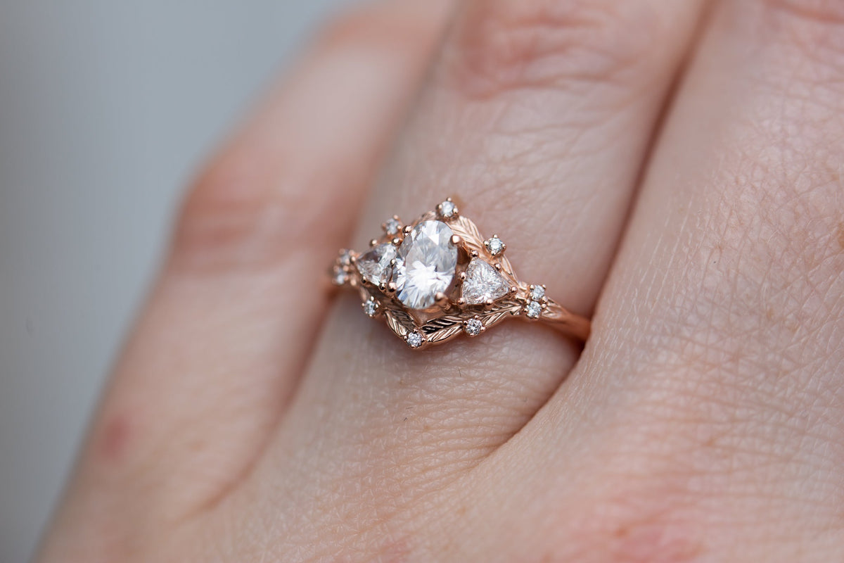Solitaire Cathedral- 1.8 CT Cushion Lab Grown Diamond Wedding Band