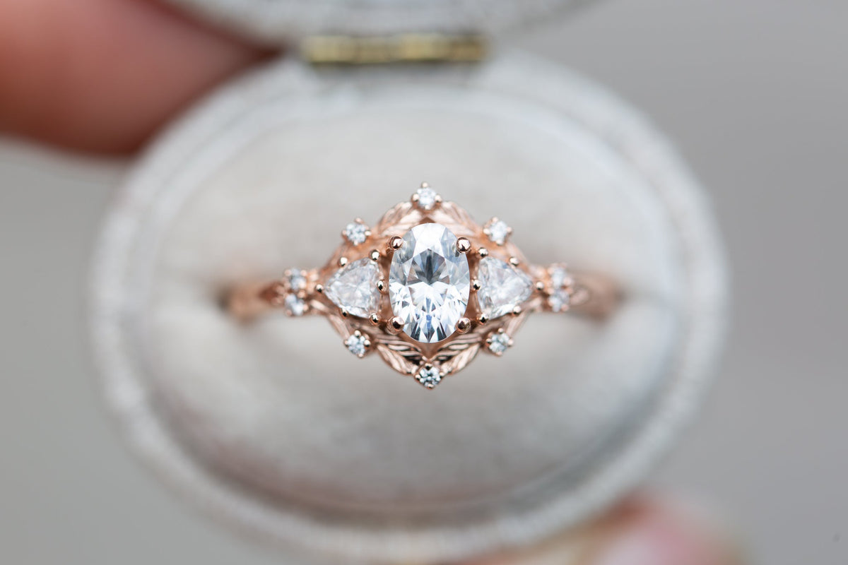 Solitaire Cathedral- 1.8 CT Cushion Lab Grown Diamond Wedding Band