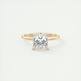 Load image into Gallery viewer, Radiant 2.0 CT Princess Cut Lab Grown Diamond Solitaire Ring
