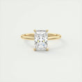 Load image into Gallery viewer, 2.0 CT Radiant Cut Lab Grown Diamond Solitaire Engagement Ring
