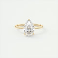 Load image into Gallery viewer, 2.0 CT Pear-Shaped Lab Grown Diamond Solitaire Engagement Ring
