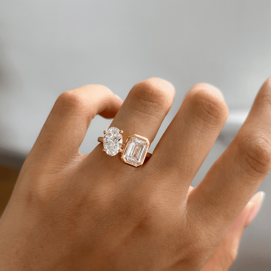 Solitaire-Oval Lab Grown Diamond Engagement Ring