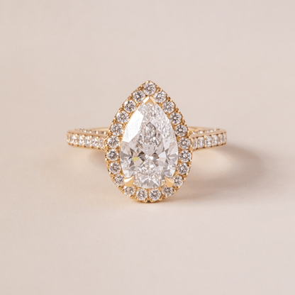 Solitaire-Oval Lab Grown Diamond Engagement Ring