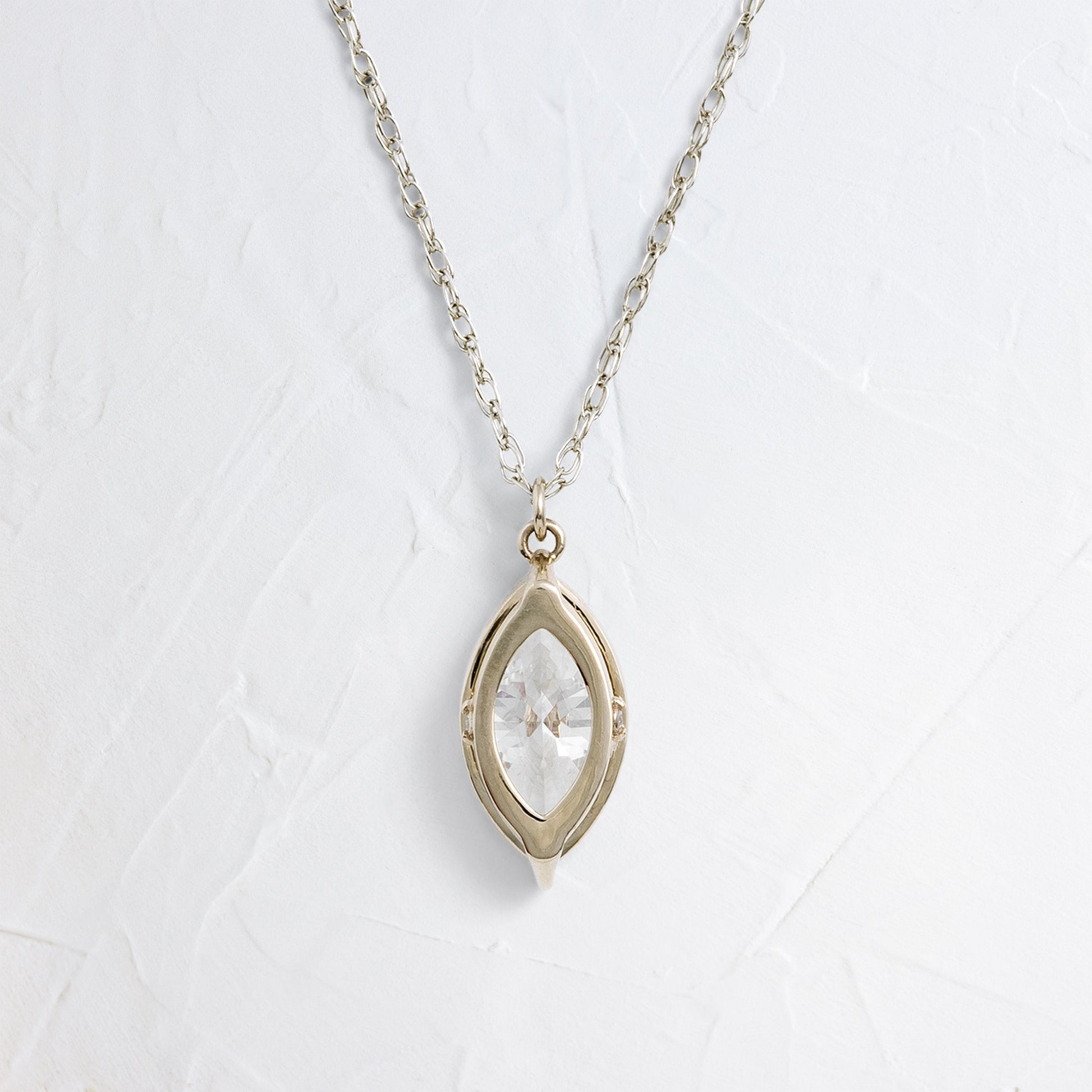 Solitaire- 1.0 CT Oval Lab Grown Diamond Necklace