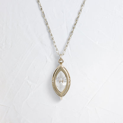 Solitaire- 1.0 CT Oval Lab Grown Diamond Necklace