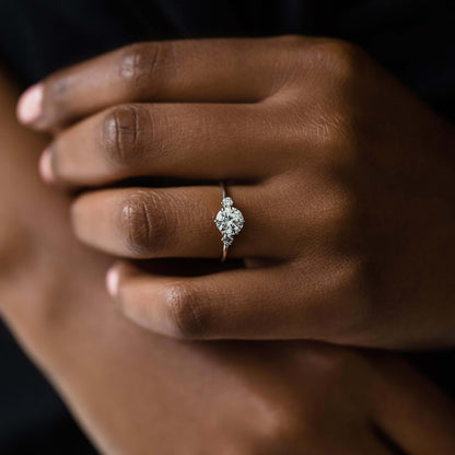 Solitaire-Oval Lab Grown Diamond Engagement Ring
