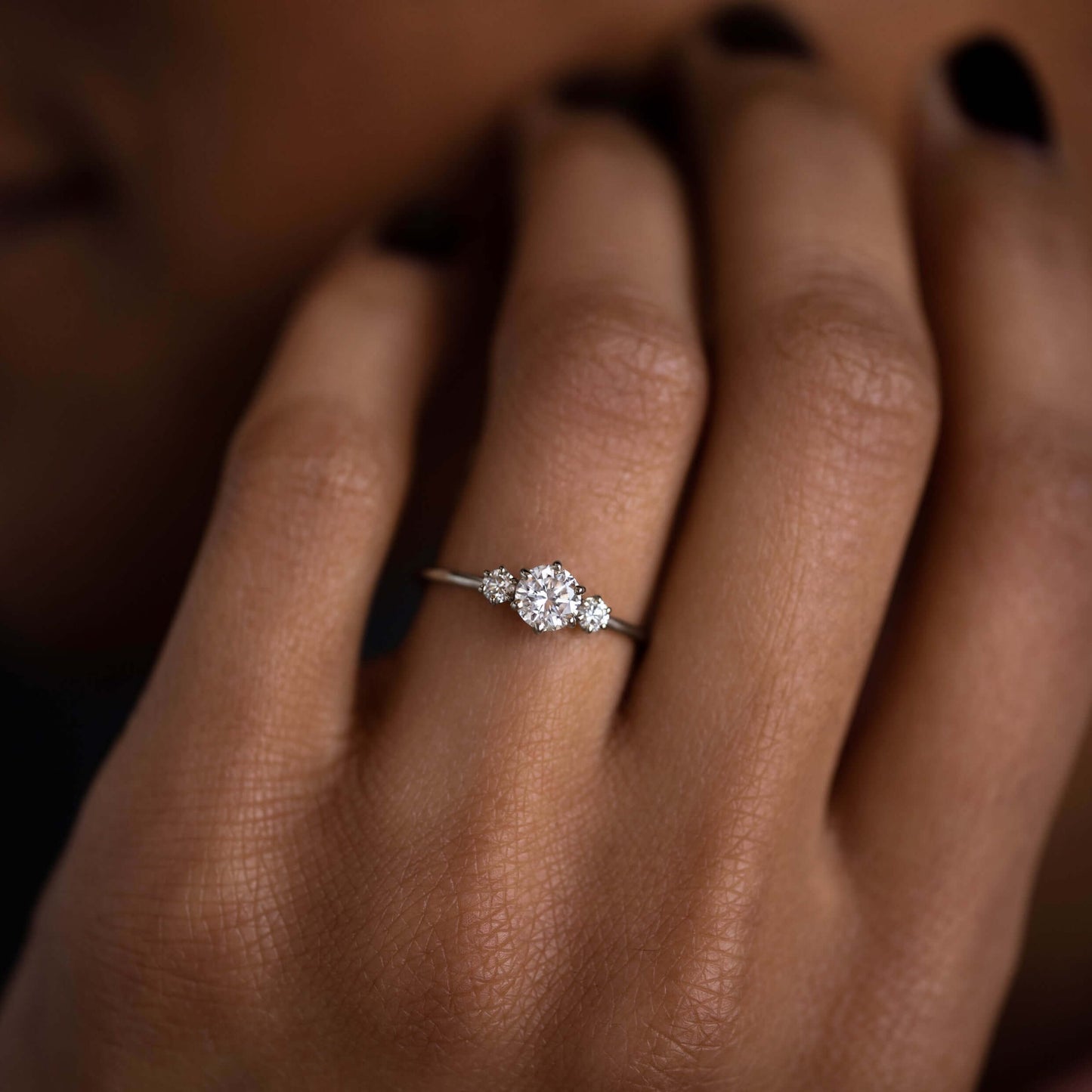 Solitaire-Oval Lab Grown Diamond Engagement Ring