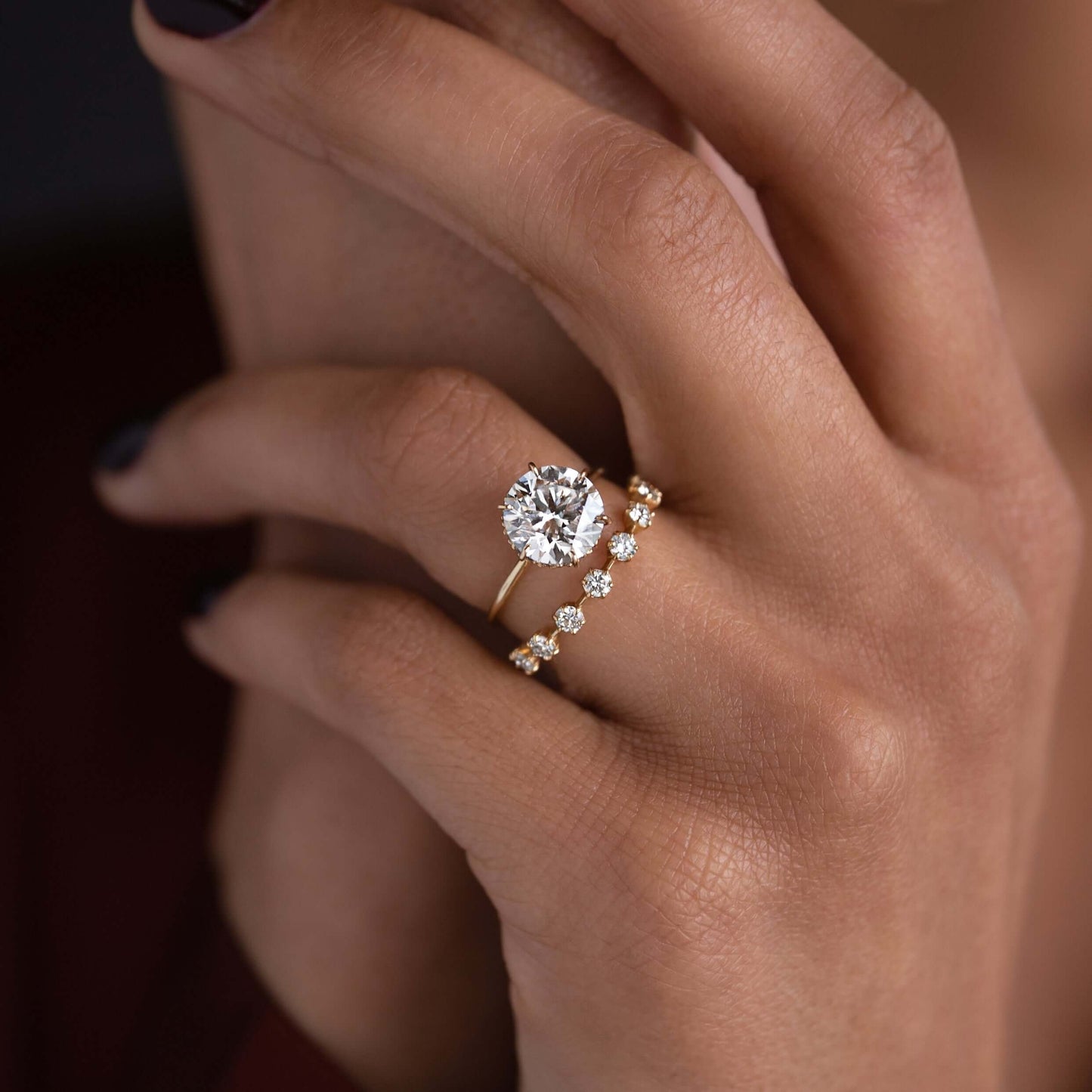 Solitaire-Oval Lab Grown Diamond Engagement Ring