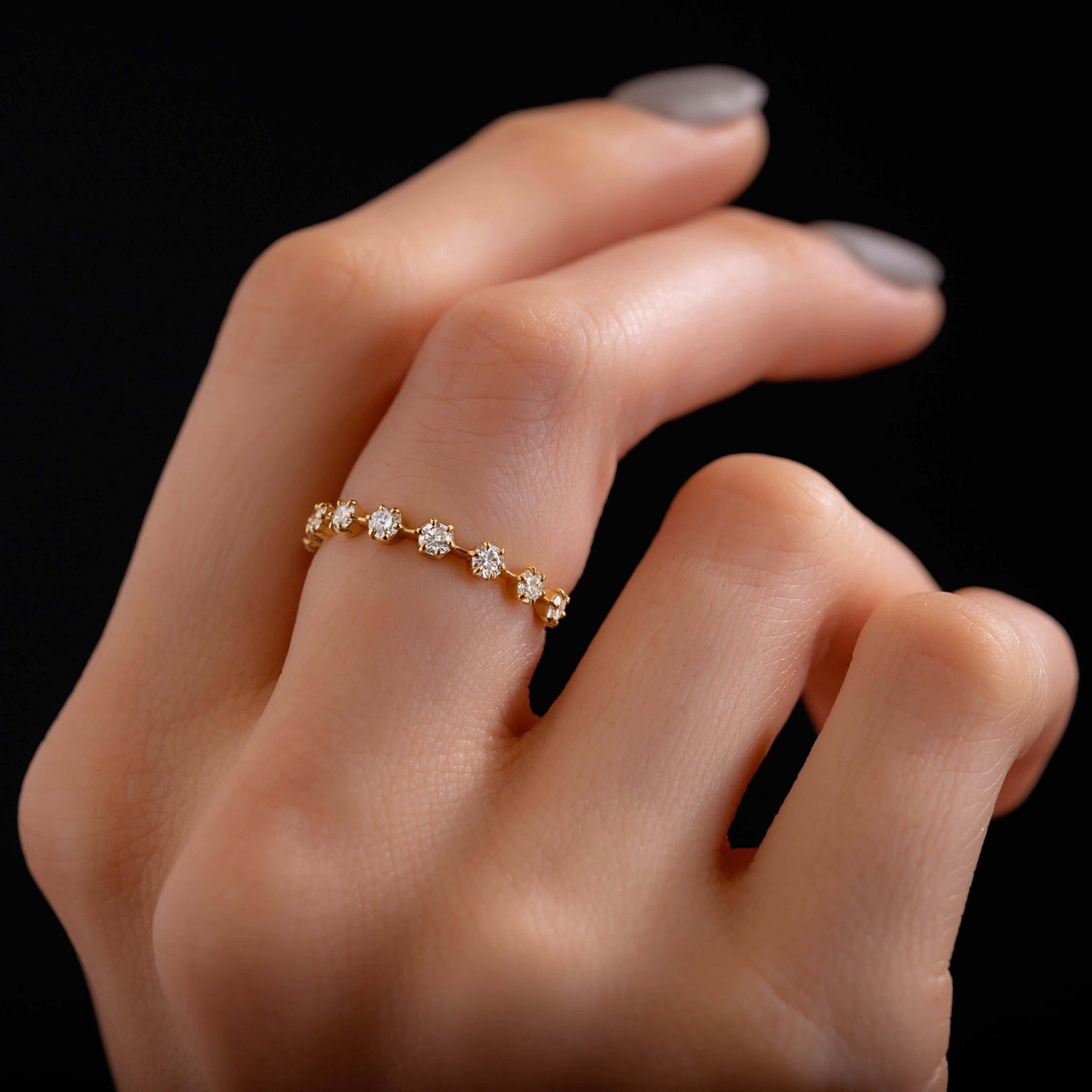 Eternity- 0.50 CT Round Lab Grown Diamond Wedding Band