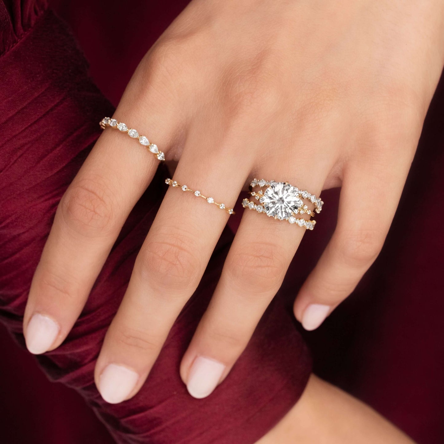 Eternity- 0.50 CT Round Lab Grown Diamond Wedding Band