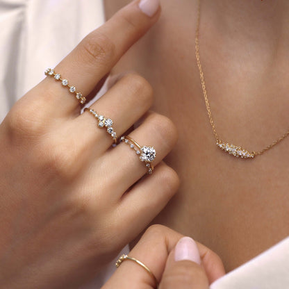 Solitaire-Oval Lab Grown Diamond Engagement Ring