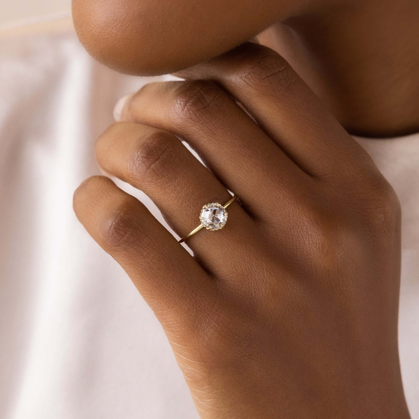 Solitaire-Oval Lab Grown Diamond Engagement Ring