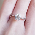 Load image into Gallery viewer, Eternal Elegance: 0.90 CT Round Lab-Grown Diamond Solitaire Engagement Ring
