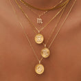 Load image into Gallery viewer, 0.27 Carat Round Cut Diamond Gemini Zodiac Pendant Necklace
