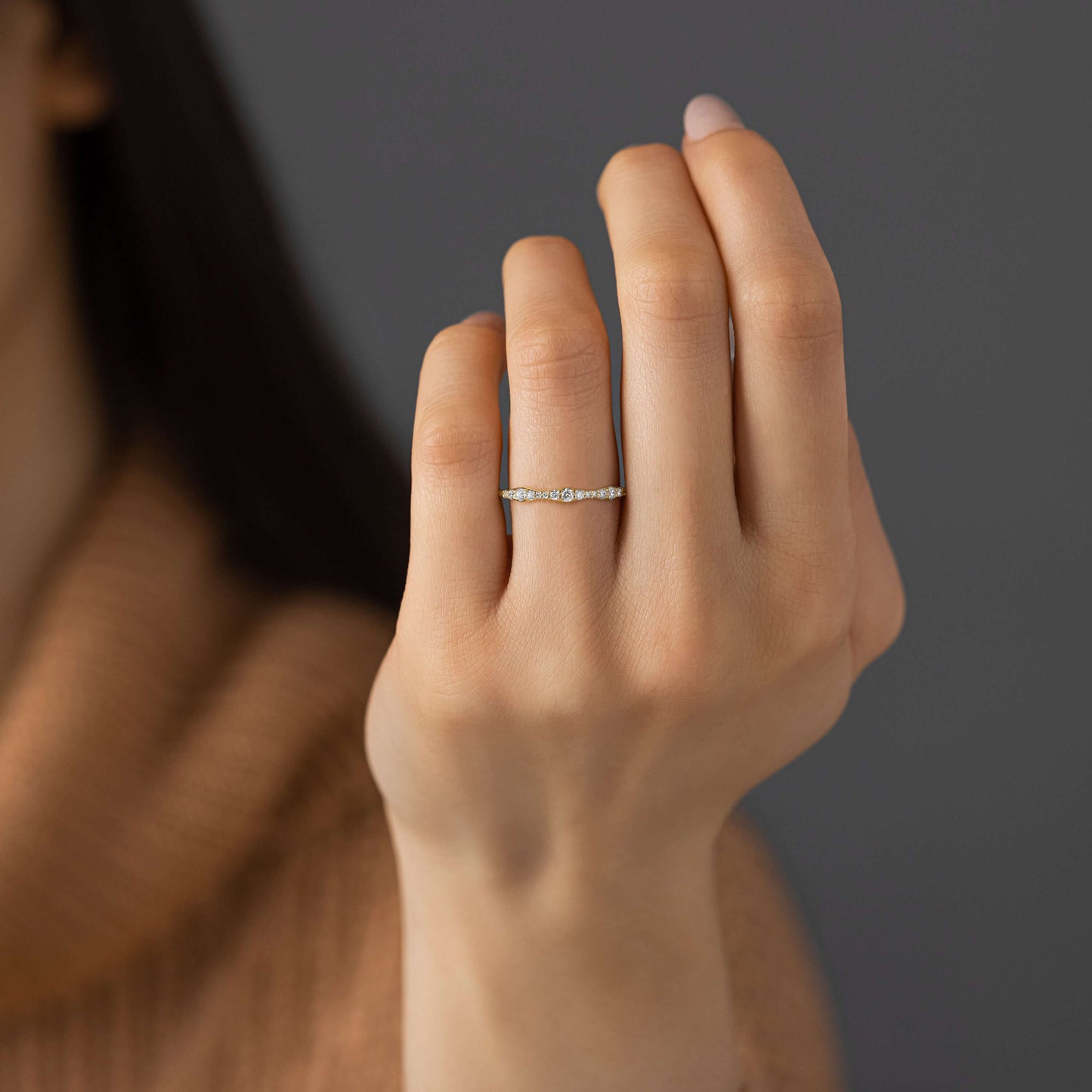 Eternity- 0.50 CT Round Lab Grown Diamond Wedding Band