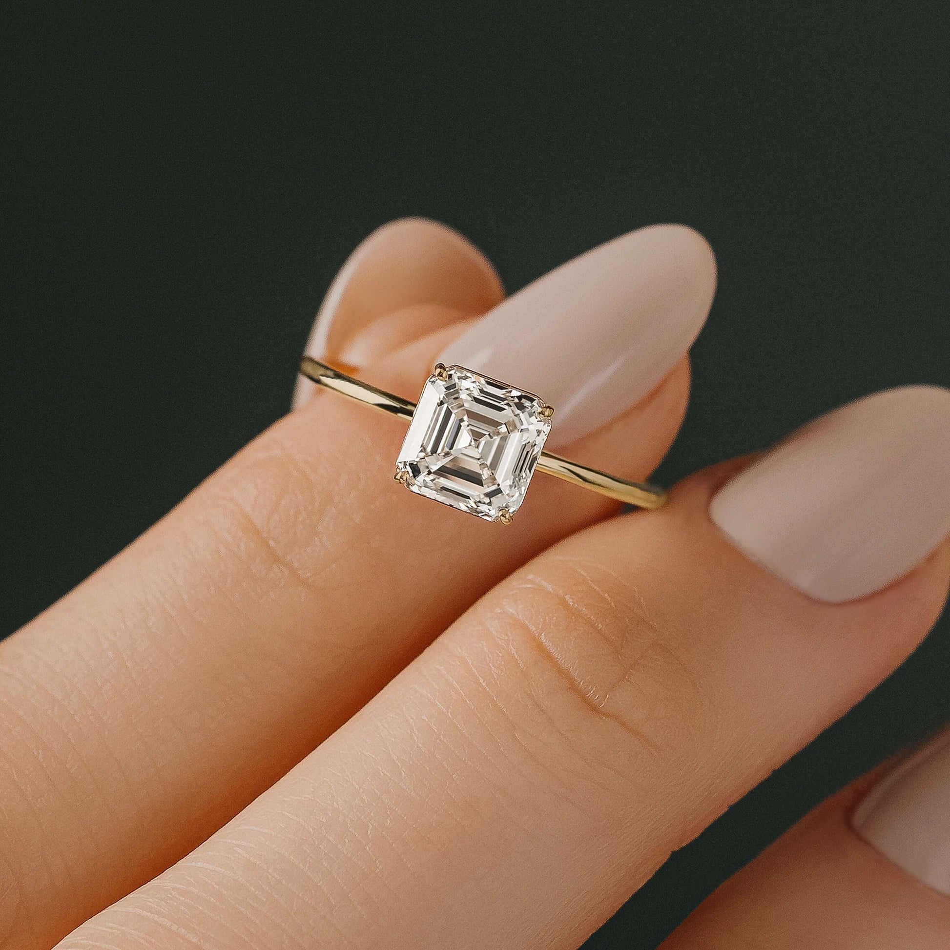 Solitaire-Oval Lab Grown Diamond Engagement Ring