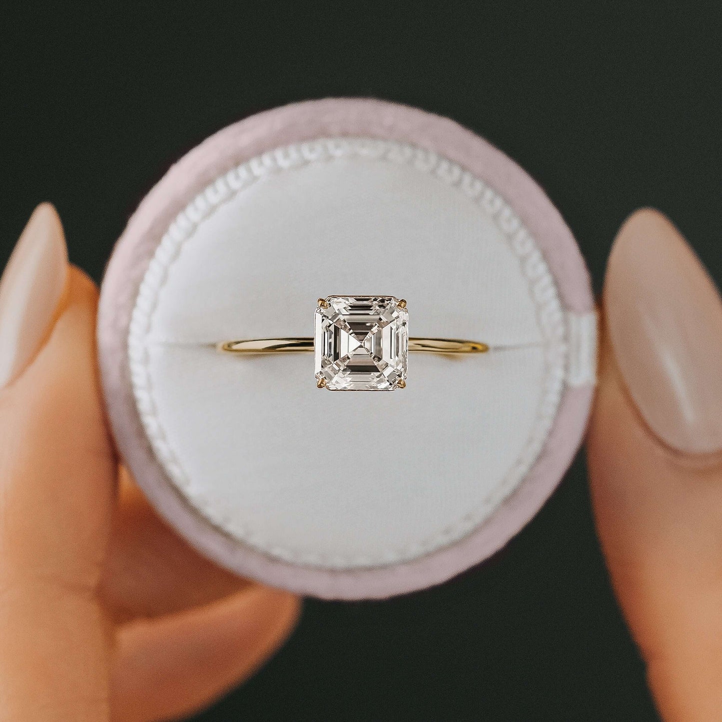 Solitaire-Oval Lab Grown Diamond Engagement Ring