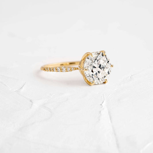 Solitaire-Oval Lab Grown Diamond Engagement Ring