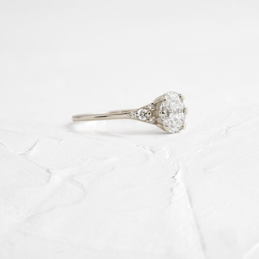 Solitaire-Oval Lab Grown Diamond Engagement Ring