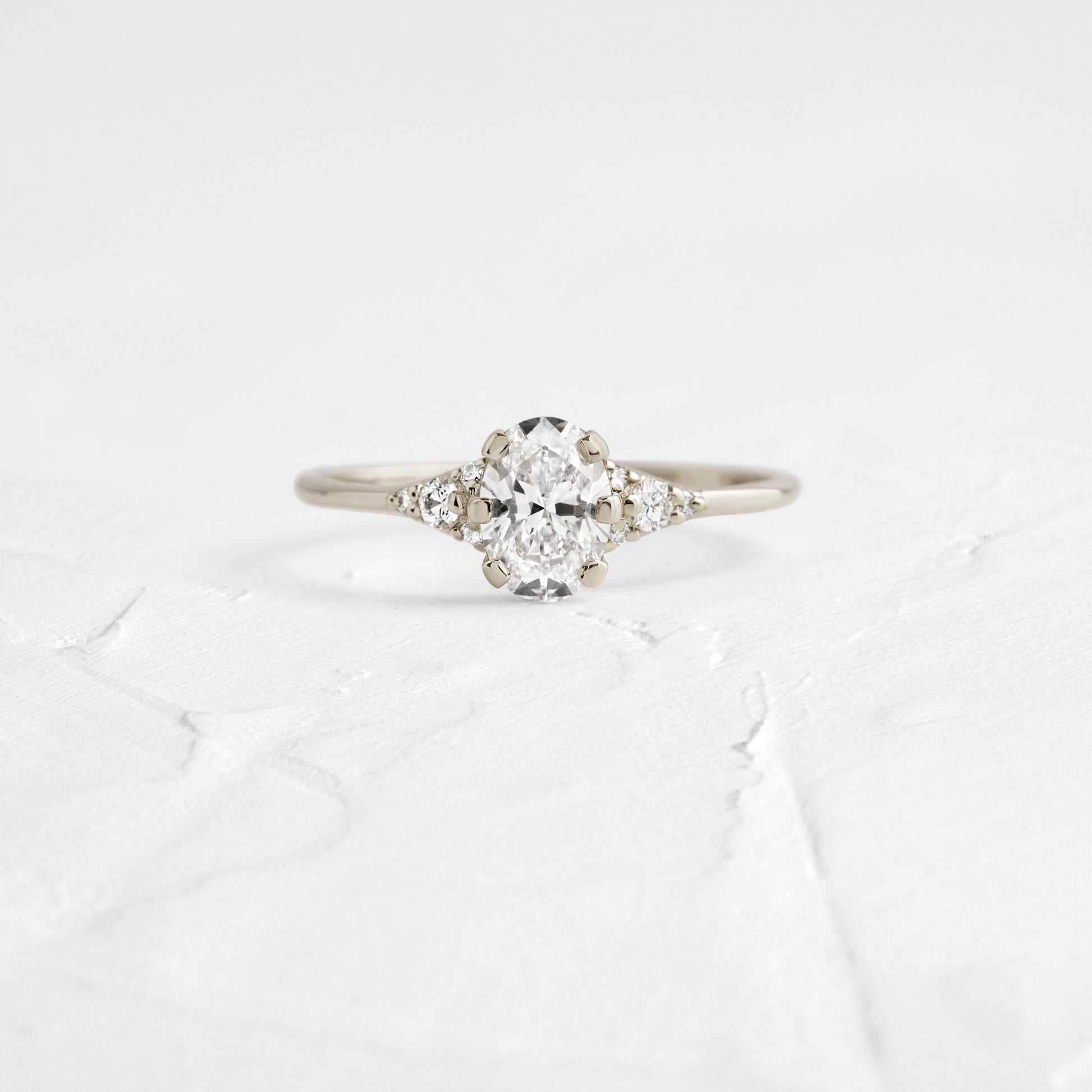 Solitaire-Oval Lab Grown Diamond Engagement Ring
