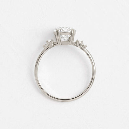 Solitaire-Oval Lab Grown Diamond Engagement Ring