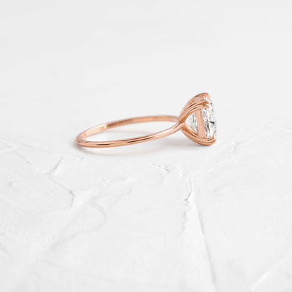 Solitaire-Oval Lab Grown Diamond Engagement Ring