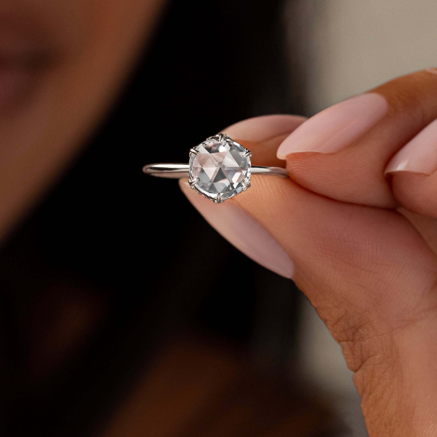 Solitaire-Oval Lab Grown Diamond Engagement Ring