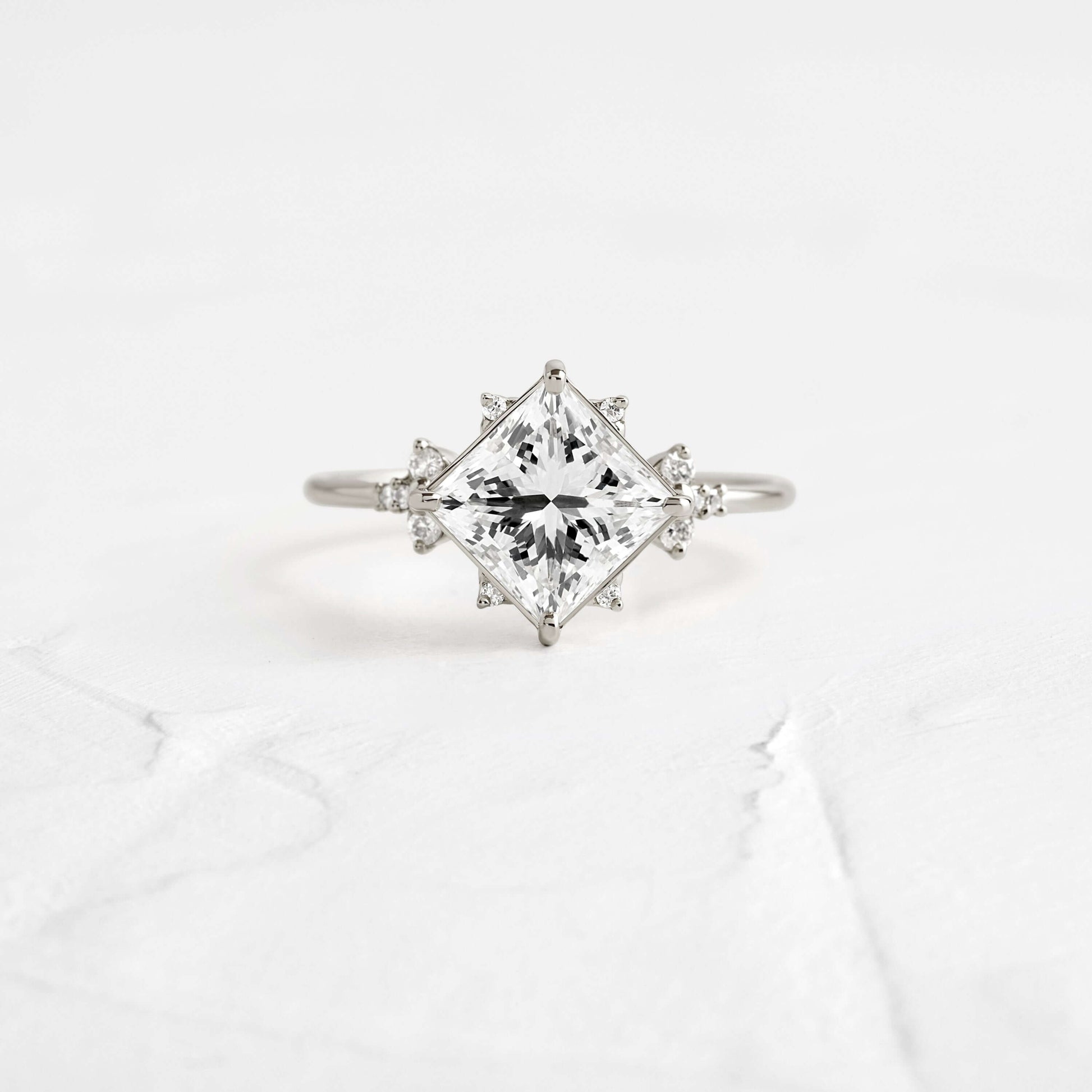 Solitaire-Oval Lab Grown Diamond Engagement Ring