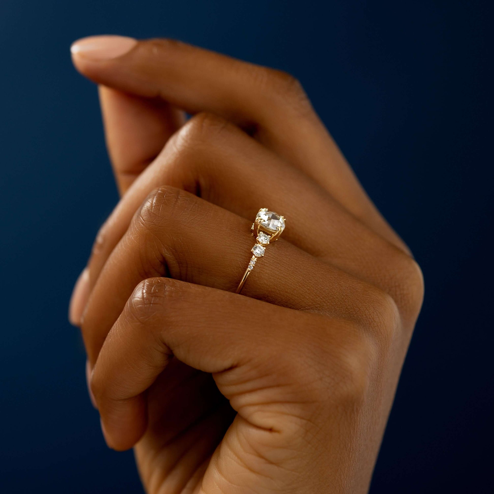 Solitaire-Oval Lab Grown Diamond Engagement Ring