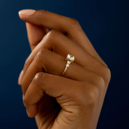 Solitaire-Oval Lab Grown Diamond Engagement Ring