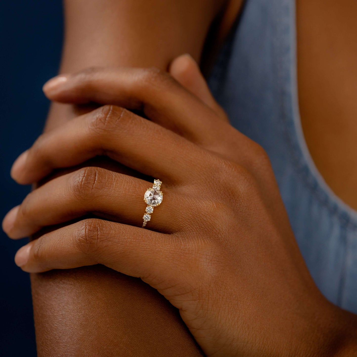 Solitaire-Oval Lab Grown Diamond Engagement Ring