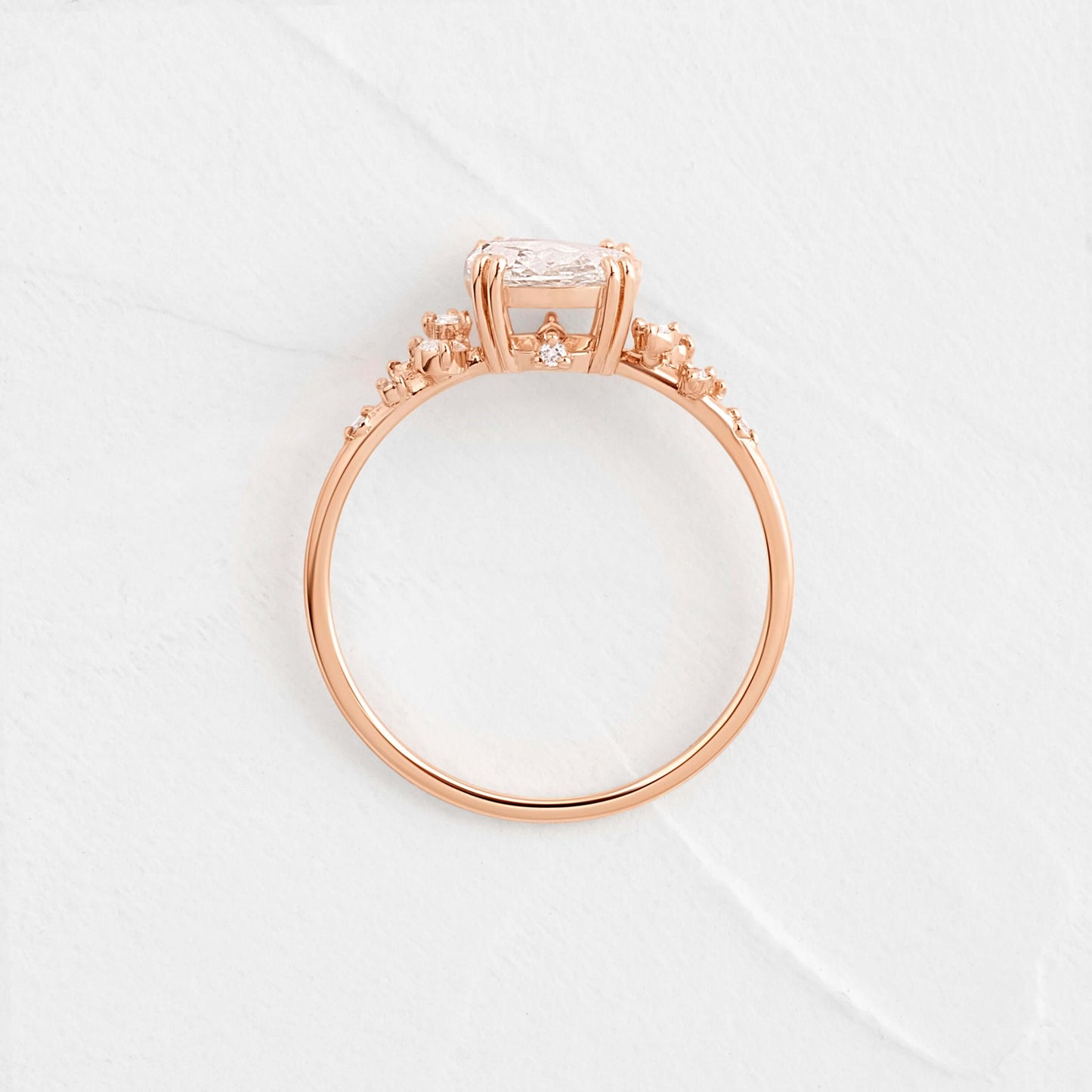 Solitaire-Oval Lab Grown Diamond Engagement Ring