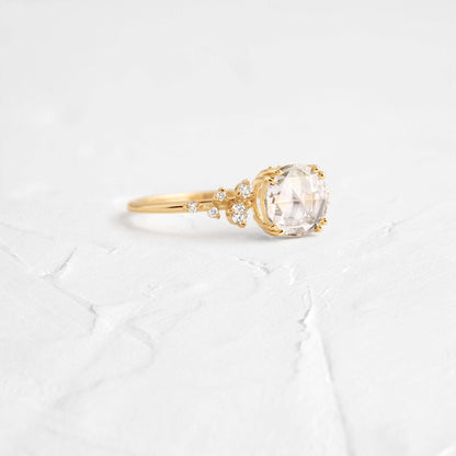 Solitaire-Oval Lab Grown Diamond Engagement Ring