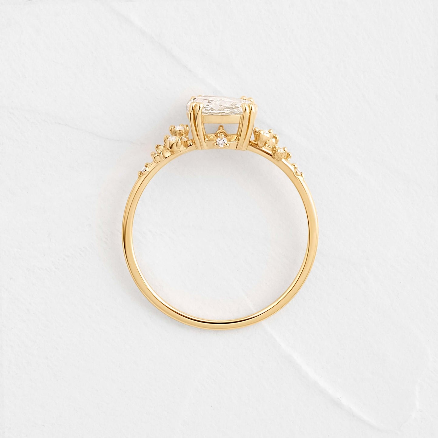 Solitaire-Oval Lab Grown Diamond Engagement Ring