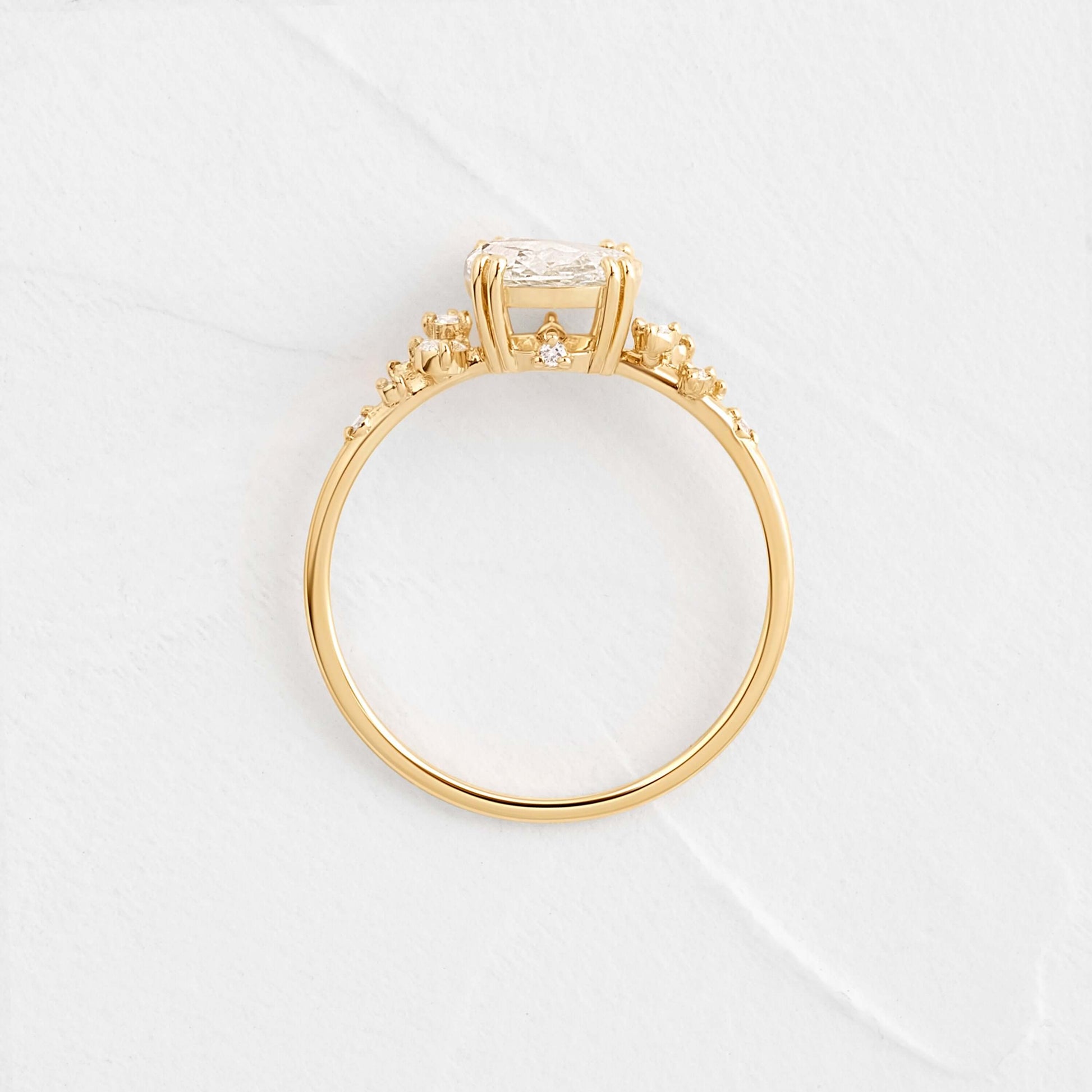 Solitaire-Oval Lab Grown Diamond Engagement Ring