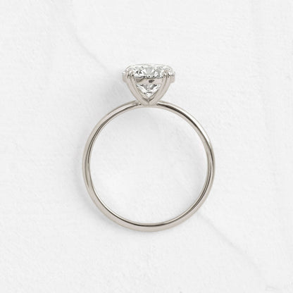 Solitaire-Oval Lab Grown Diamond Engagement Ring