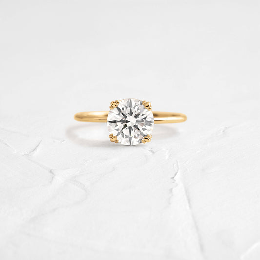 Solitaire-Oval Lab Grown Diamond Engagement Ring