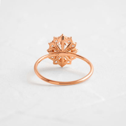 Solitaire-Oval Lab Grown Diamond Engagement Ring